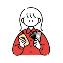 銀行への振り込み　イラスト